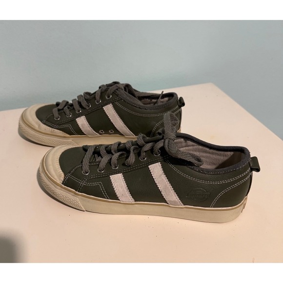 Dickies Green Leather Sneakers Men's Size 9 - Picture 1 of 7